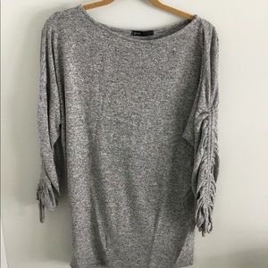 Gibson Cozy Fleece Dolman Sleeve Top